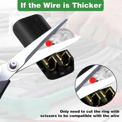🎁Last Day Promotion 49% OFF🔥Double-Wire Plug-in Connector Led Light Strip Connectors 2 Pin
