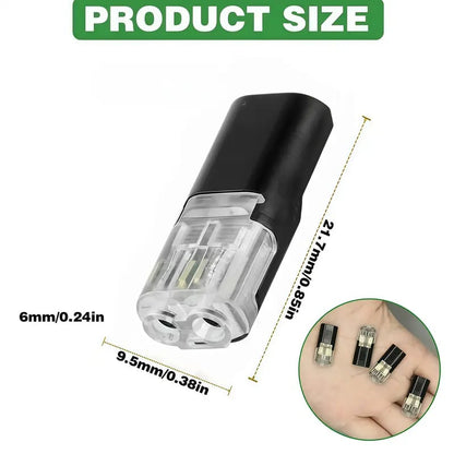 🎁Last Day Promotion 49% OFF🔥Double-Wire Plug-in Connector Led Light Strip Connectors 2 Pin