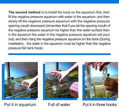 Negative Pressure Aquarium Fish Tank