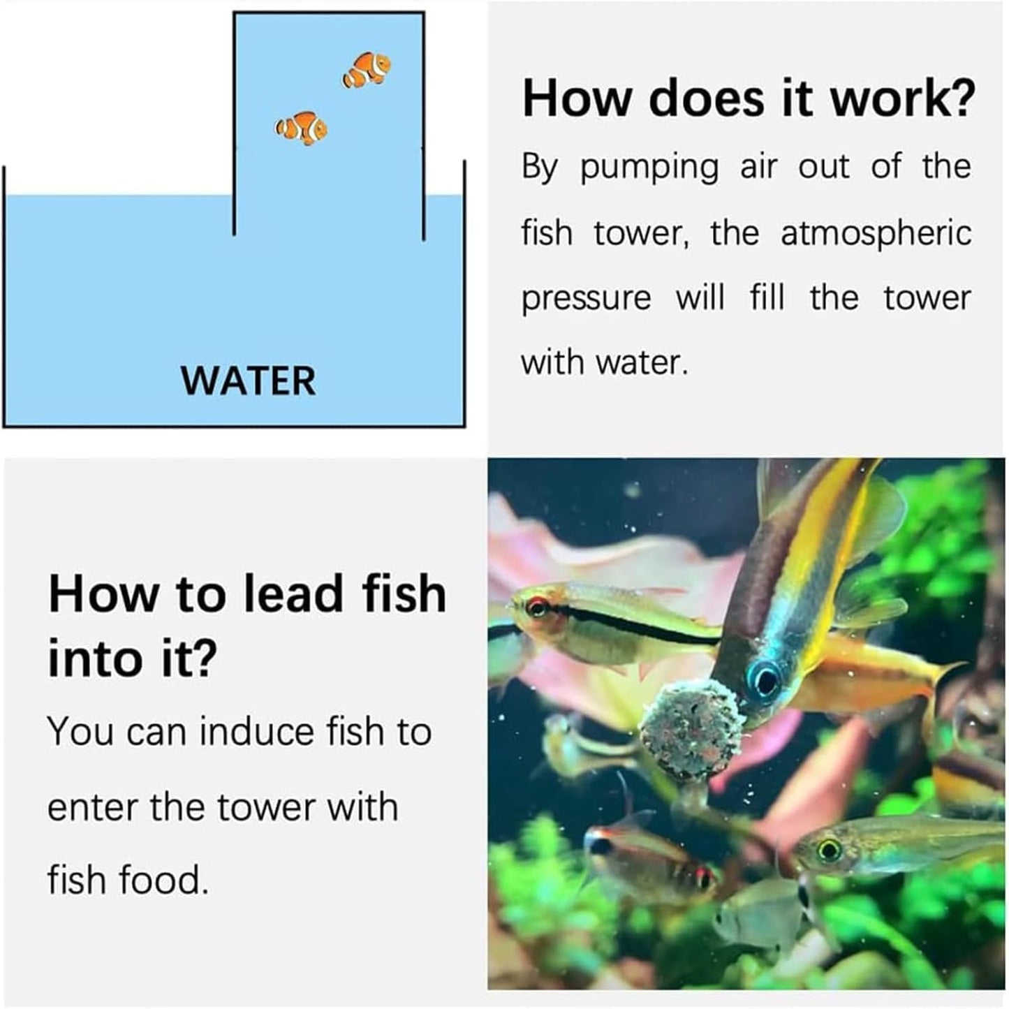 Negative Pressure Aquarium Fish Tank