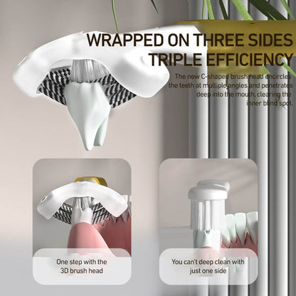 Premium Soft Bristle 3-Sided Toothbrush