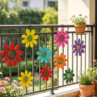 Outdoor Garden Courtyard Iron Daisy