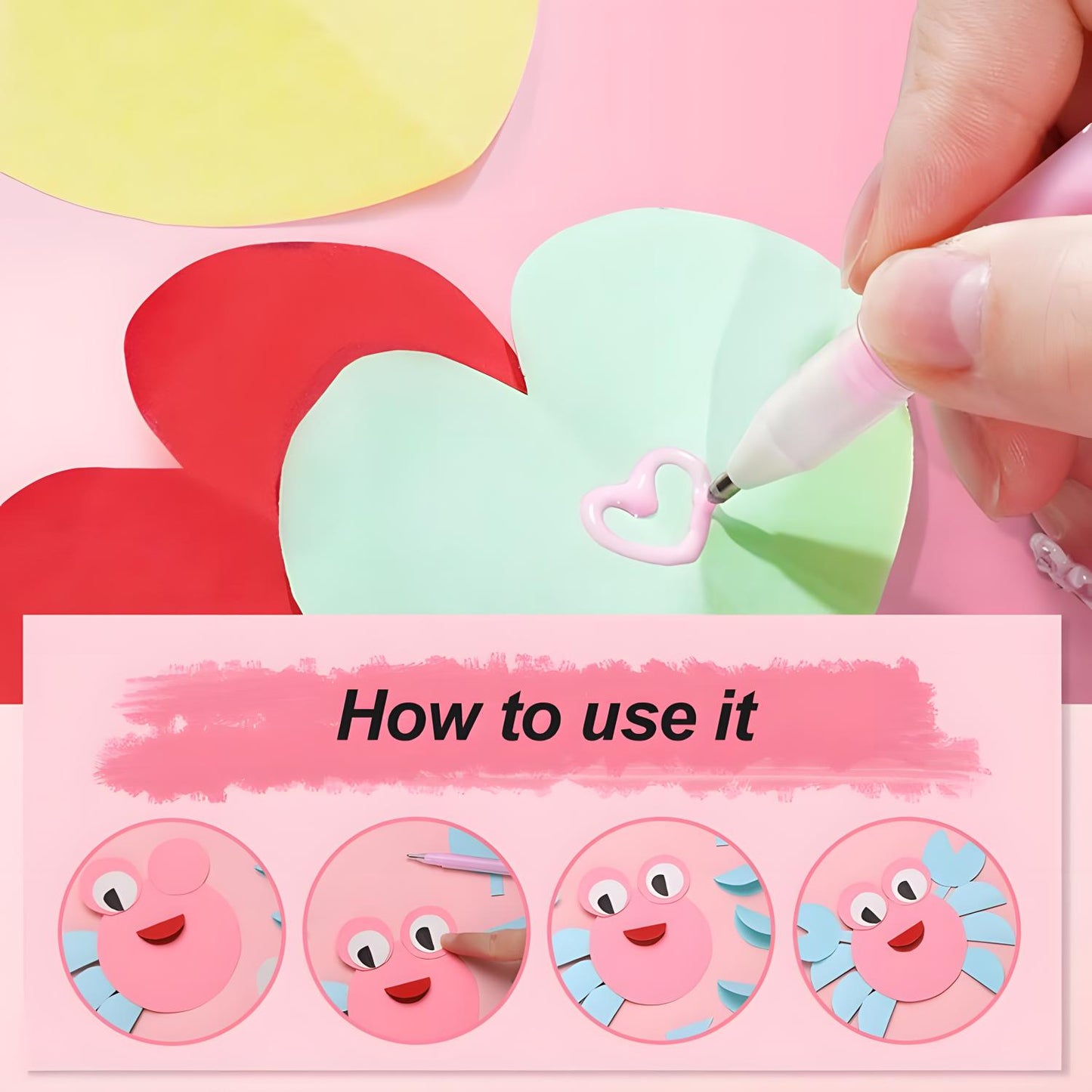 Quick-Drying Colored Spot Glue Pen