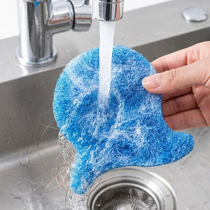 5-piece Set of Blue Washing Machine Lint Removers for Pets