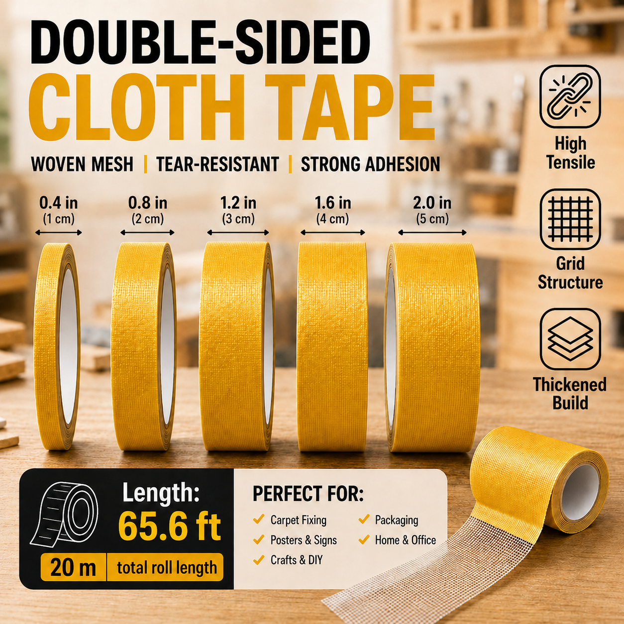 Heavy-Duty Double Sided Tape