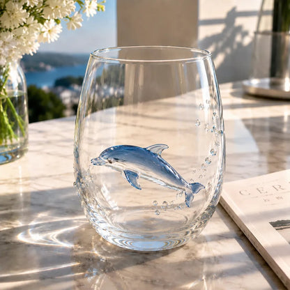 🏆Limited Time Sale 49% OFF🌊🐙Artisanal Blue Ringed Octopus Glassware-Bring the Ocean to Your Glass