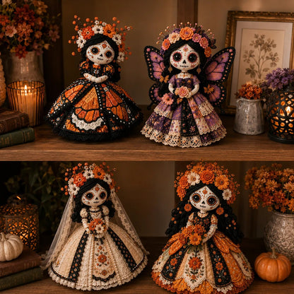 🔥50% Off Last Day - Day of the Dead Patchwork Doll DIY Kit