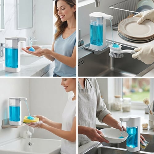 Automatic display sensor soap dispenser