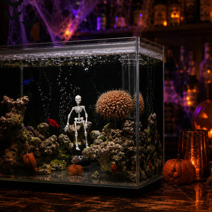 Halloween Dynamic Skeleton Fish Tank Ornament