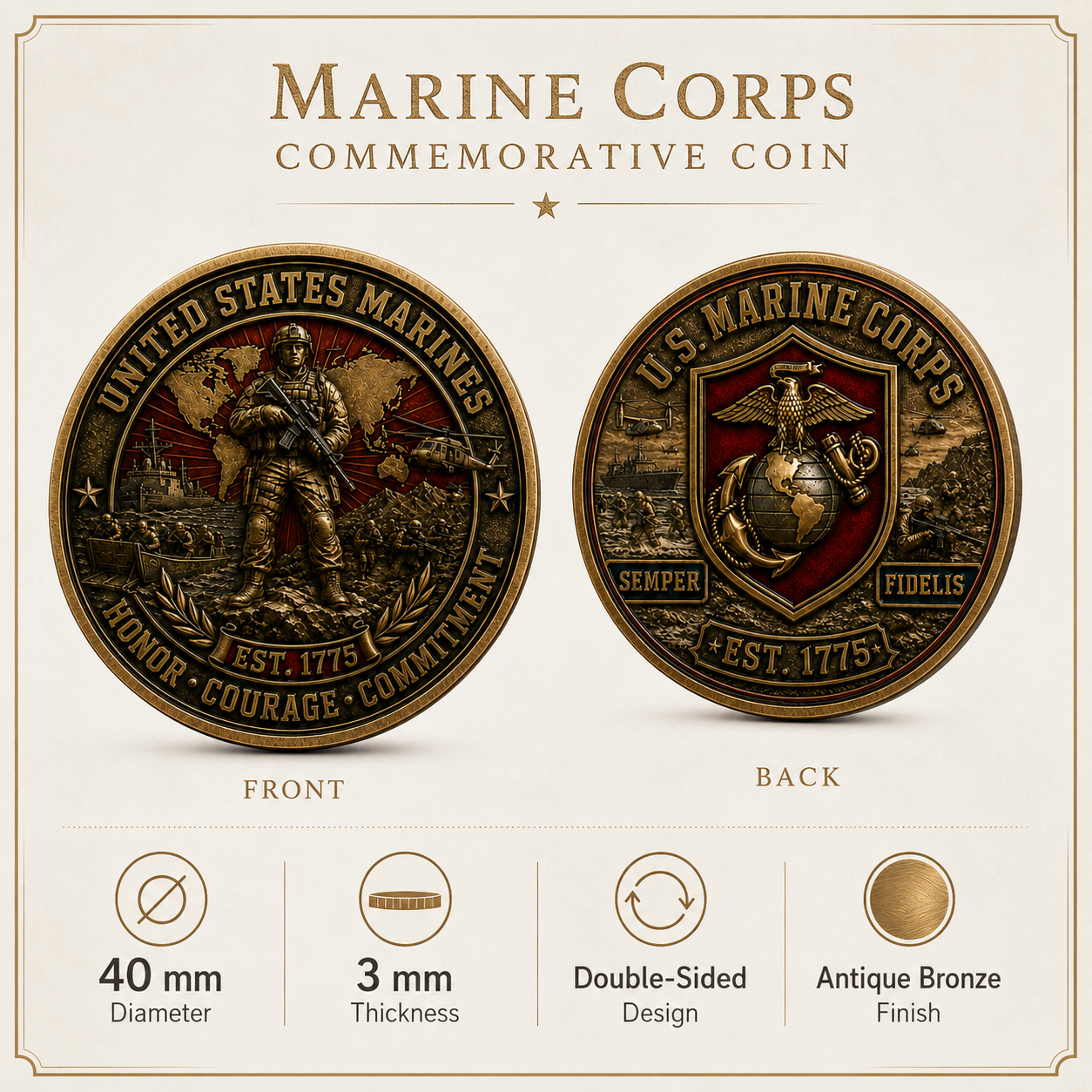 Marine Corps Commemorative Coin