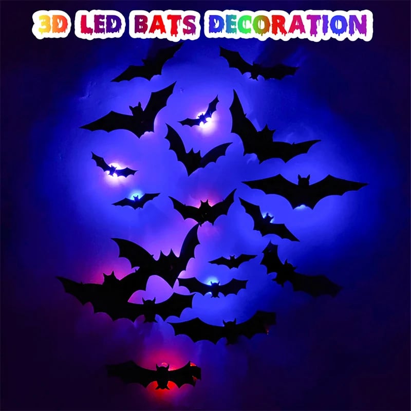 🦇 GlowWing LED Bat Halloween Decorations