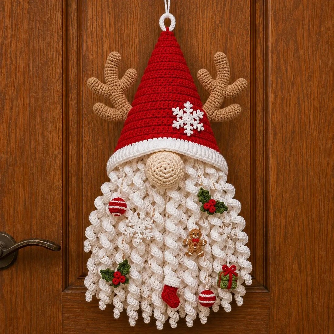 🧶 DIY Seasonal 3D Crochet Door Hanger Kit Collection | Coordinated Yarn, Filling, Accessories & Step-by-Step Instructions Included 💕