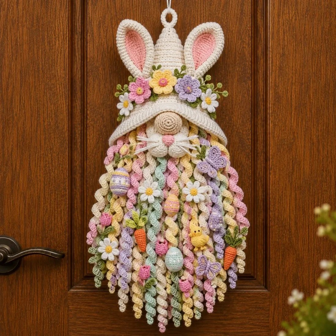 🧶 DIY Seasonal 3D Crochet Door Hanger Kit Collection | Coordinated Yarn, Filling, Accessories & Step-by-Step Instructions Included 💕