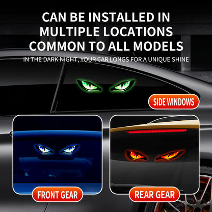 Solar Devil Eye LED Warning Light🎁（Automatically light-sensitive）
