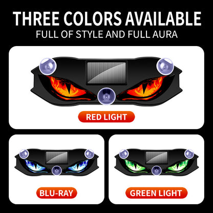 Solar Devil Eye LED Warning Light🎁（Automatically light-sensitive）