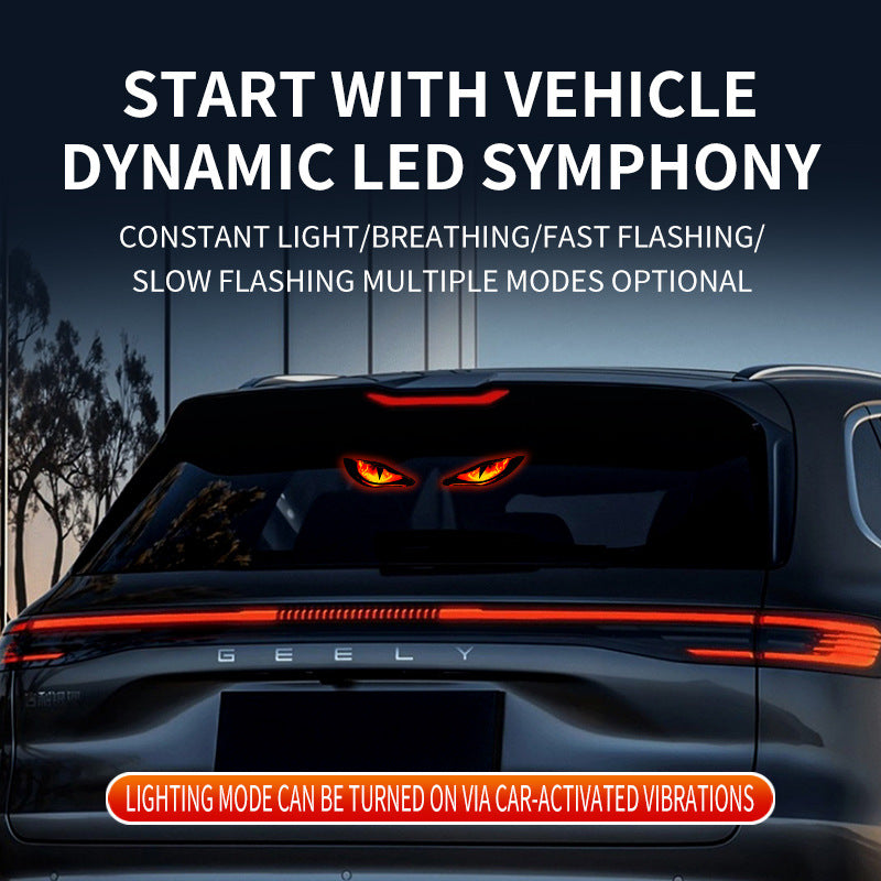 Solar Devil Eye LED Warning Light🎁（Automatically light-sensitive）