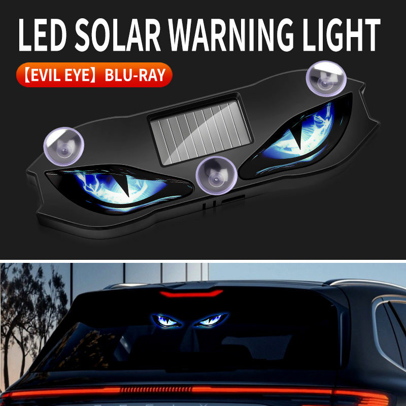 Solar Devil Eye LED Warning Light🎁（Automatically light-sensitive）