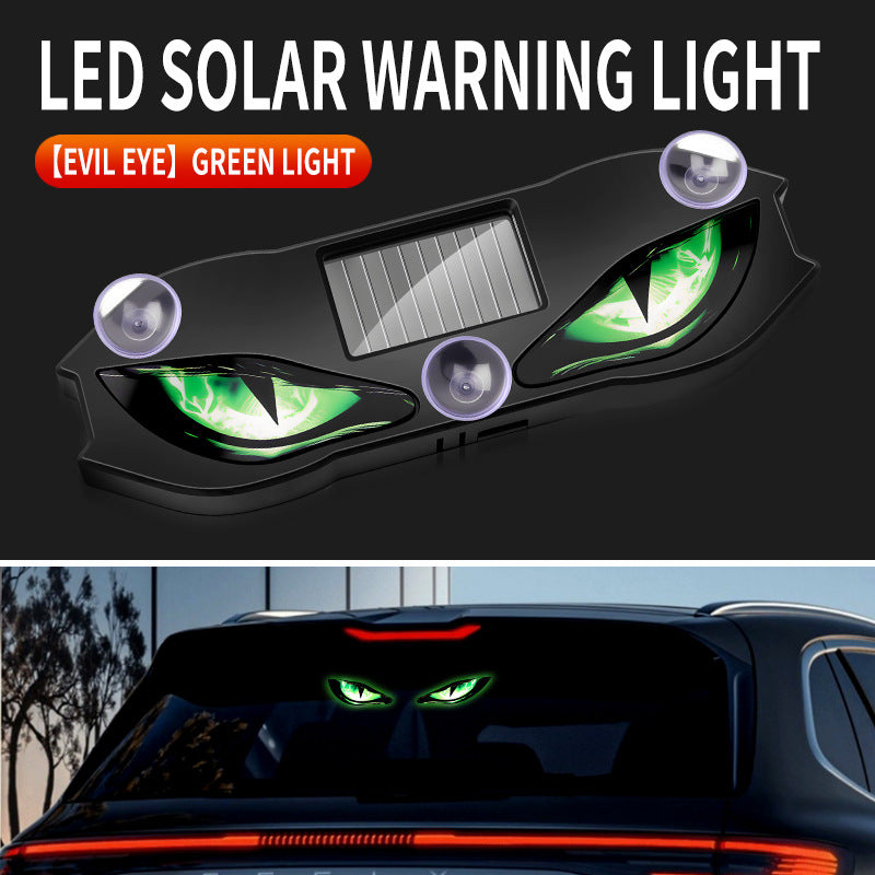 Solar Devil Eye LED Warning Light🎁（Automatically light-sensitive）