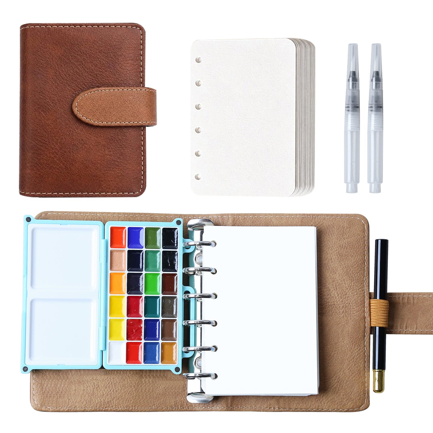 🎨Portable Travel Watercolour Paint Set