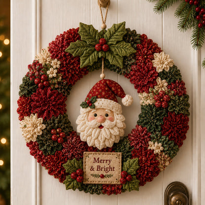 🎄Fabric Poke Wreath
