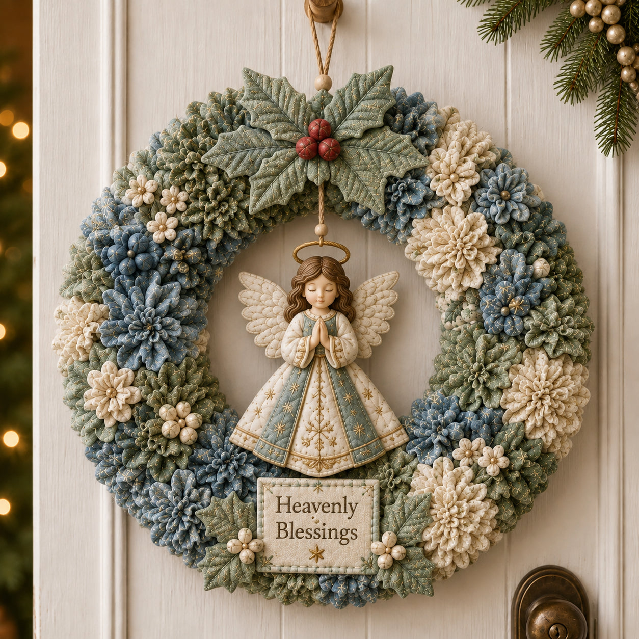 🎄Fabric Poke Wreath