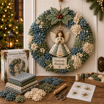 🎄Fabric Poke Wreath