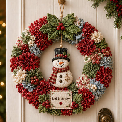 🎄Fabric Poke Wreath