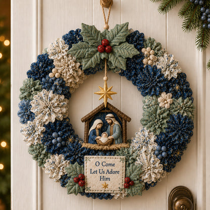 🎄Fabric Poke Wreath