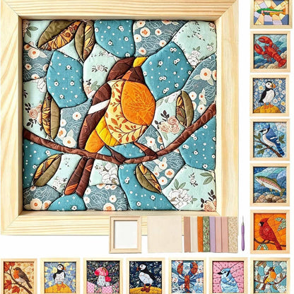 🧡No-Sew Fabric Art DIY Kit🎁Buy 3 Get 1 FREE — Add Any 4 Pcs To Cart🎉