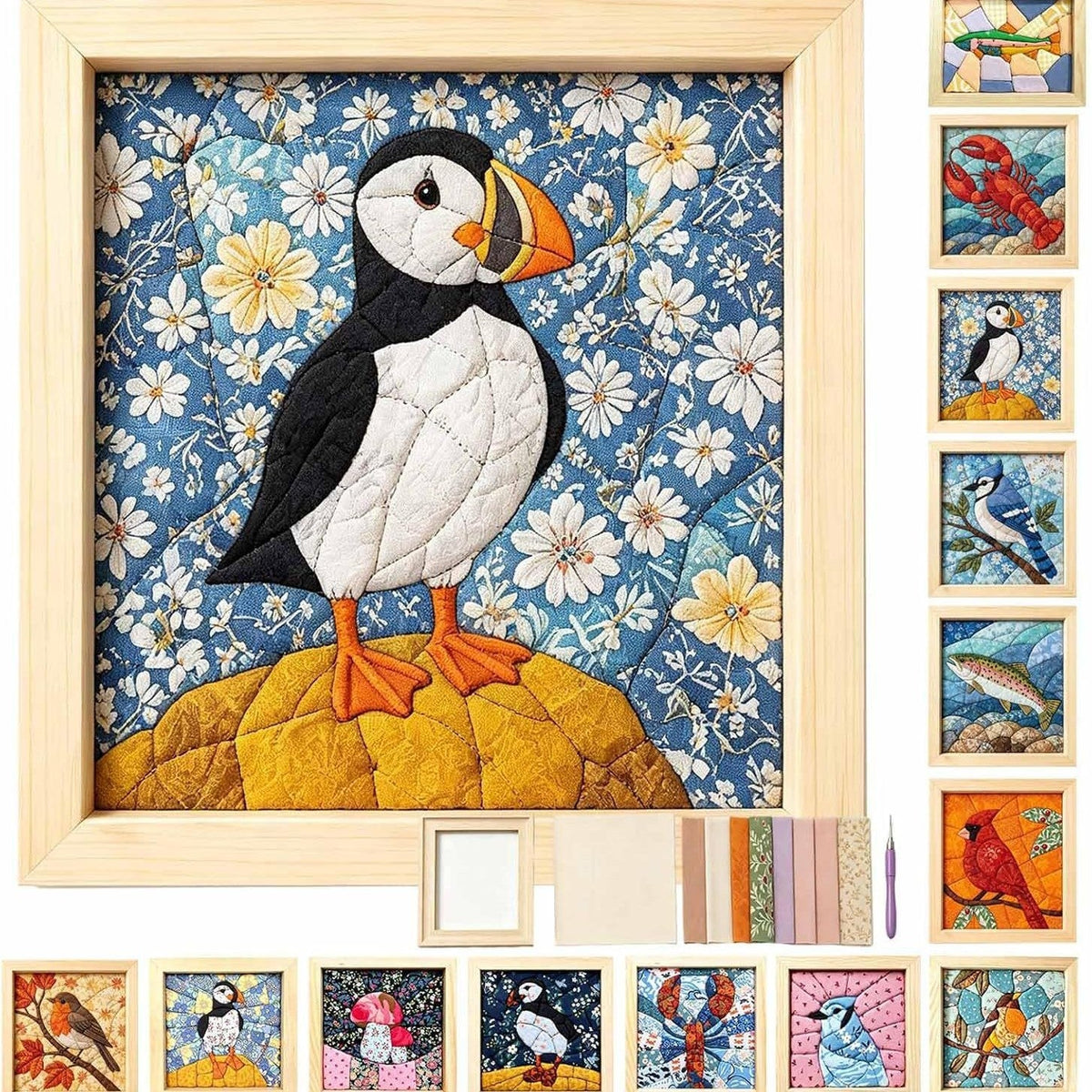 🧡No-Sew Fabric Art DIY Kit🎁Buy 3 Get 1 FREE — Add Any 4 Pcs To Cart🎉