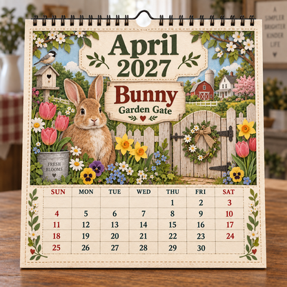 🐄 2027 Farm Animals & Country Life Wall Calendar🎁Buy 2 Get 1 FREE — Add Any 3 Pcs To Cart🎉