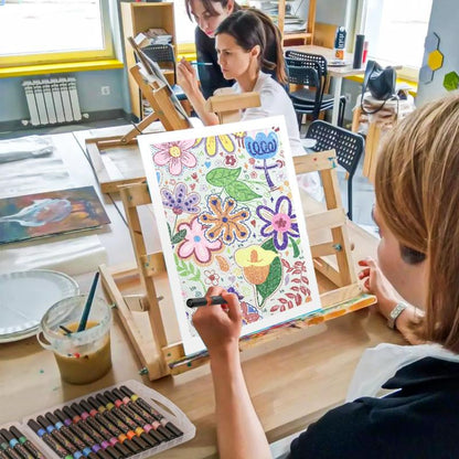 🎨Glitter Effect Brush Markers🥇✨: Create Sparkling Art Smoothly 🥳(🌈24-120 Colors | Smooth No Clog | No Bleed Through📝)