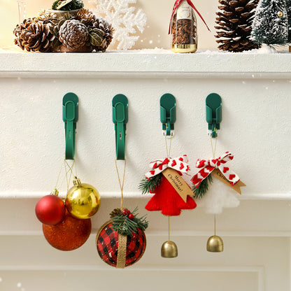 🎄Rugged, Durable, Versatile✨ 6PCS Christmas Silicone Garland Hangers