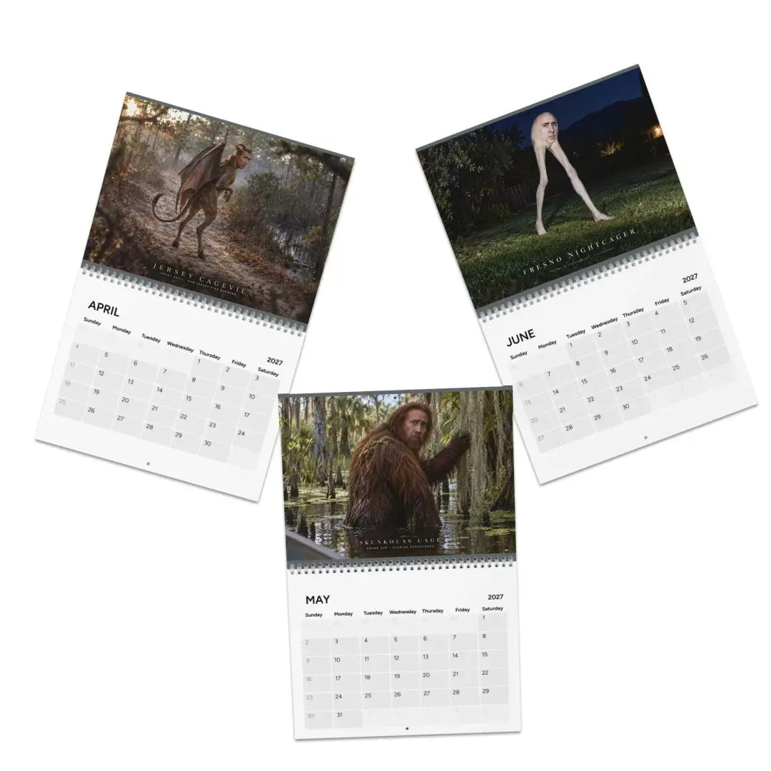 😂 2027 Cryptid Calendar – 12 Months of Legendary Weirdness!