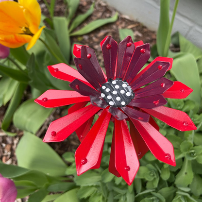 🔥Metal Flower Garden Stakes Set