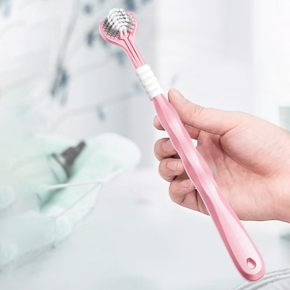 Premium Soft Bristle 3-Sided Toothbrush