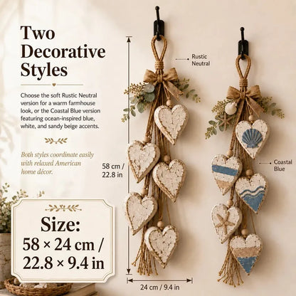 🍂🤎Hanging Heart Wall Decor