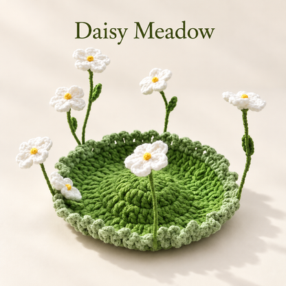 🌸 Blooming Crochet Coaster