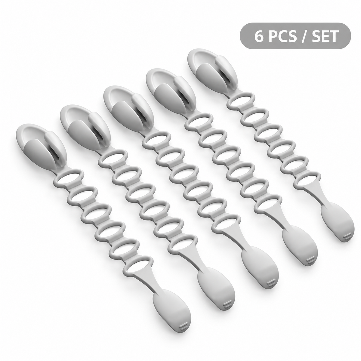 🎄Rugged, Durable, Versatile✨ 6PCS Christmas Silicone Garland Hangers